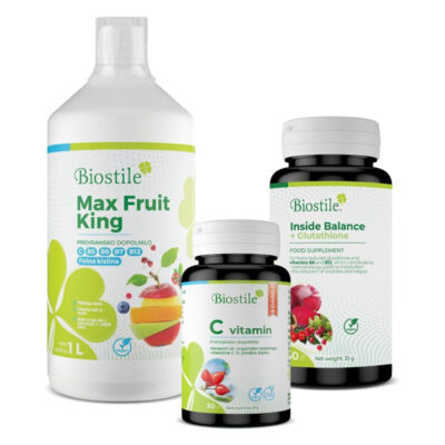Biostile Inside Balance + Max Fruit King + Vitamin C Darilo