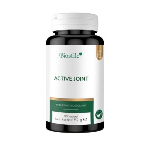 Biostile Active Joint | Kolagen, Glukozamin in Mangan | 90 kapsul