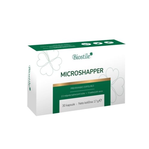 Biostile Microshapper 30 kapsul | Probiotiki, garcinija in gurmar