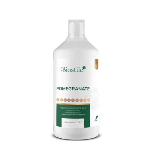 Biostile Pomegranate – naravni sok granatnega jabolka z vitamini