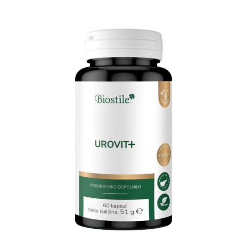 Biostile Urovit+ Capsules | Podpora Prostati, Sečilom in Vitalnosti | 60 Kapsul