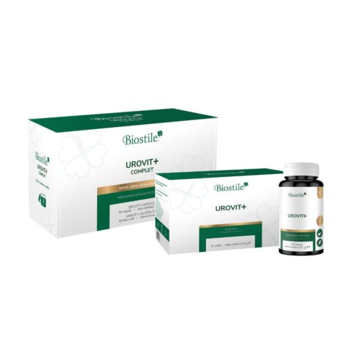 Biostile Urovit+ Complet | Prostata, Sečila in Moška Vitalnost | 60 Kapsul + 30 Čajev