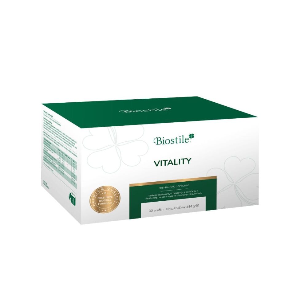 Biostile Vitality 30 vrečk | 26 g mlečnih beljakovin