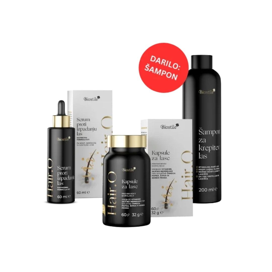 Hair.O set za nego las – kapsule, serum in šampon